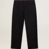 Jeans da uomo neri monolavaggio Jeans da uomo neri monolavaggio