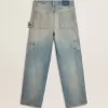 Jeans da uomo slavati e consumati Jeans da uomo slavati e consumati