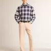 Jeans da uomo tinti di rosa
