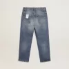 Jeans elasticizzati da bambino in denim blu