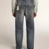 Jeans elasticizzati da bambino in denim blu