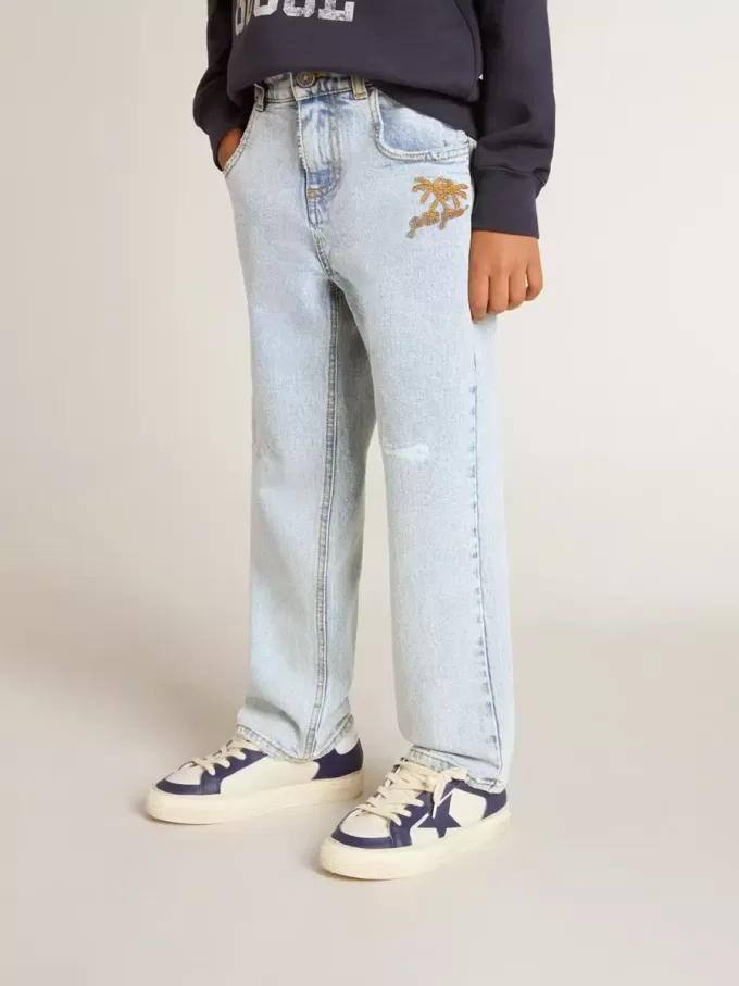 Jeans in denim leggero da bambino