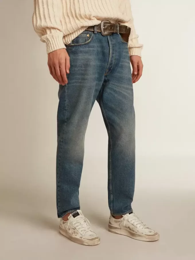 Jeans slim fit da uomo con lavaggio medio Jeans slim fit da uomo con lavaggio medio