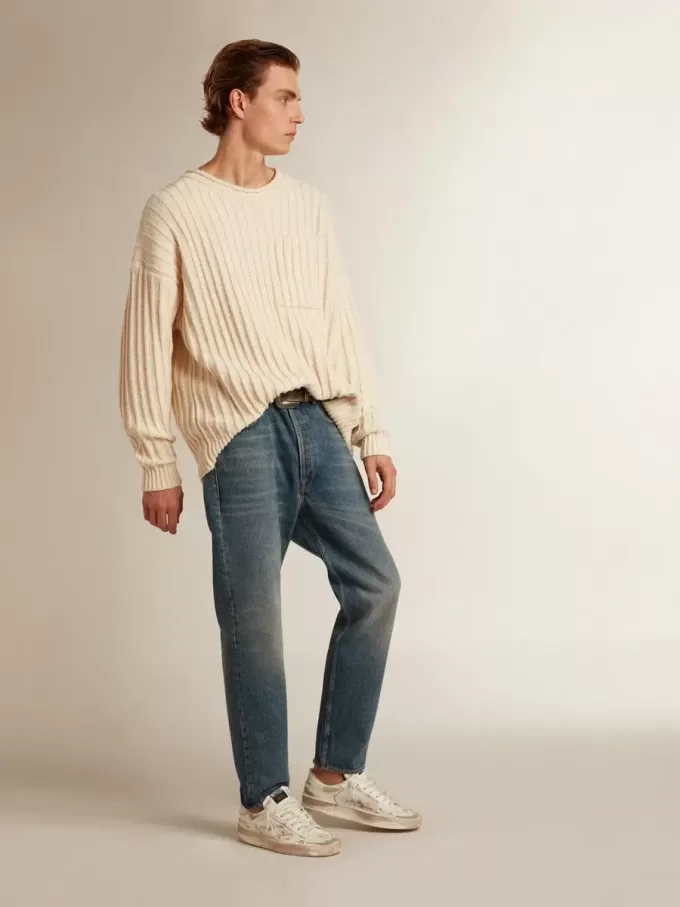 Jeans slim fit da uomo con lavaggio medio Jeans slim fit da uomo con lavaggio medio