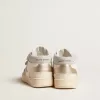 June Junior in nappa e inserti in pelle metallizzata con stella glitterata June Junior in nappa e inserti in pelle metallizzata con stella glitterata