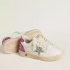 Junior Ball Star con stella glitterata argento e linguetta sul tallone glitterata rosa