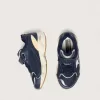 Junior Lightstar in pelle blu e mesh con stella in pelle grigia Junior Lightstar in pelle blu e mesh con stella in pelle grigia