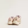 Junior Lightstar in pelle rosa e mesh con stella in pelle rosa