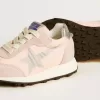 Junior Marathon in nylon rosa con stella stampata e linguetta in pelle sul tallone