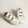 Junior Old School con stella in pelle laminata color acquamarina