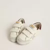 Junior Old School con stella in pelle metallizzata argento e linguetta sul tallone in pelle scamosciata viola Junior Old School con stella in pelle metallizzata argento e linguetta sul tallone in pelle scamosciata viola