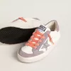 Junior Super-Star con stella glitterata argento e inserti in camoscio lilla Junior Super-Star con stella glitterata argento e inserti in camoscio lilla