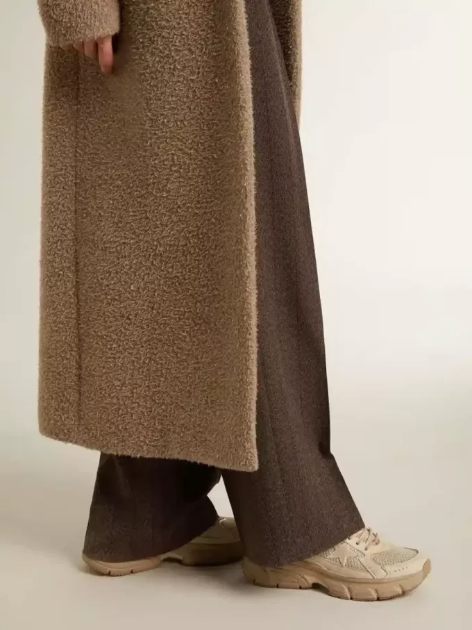 Lightstar da donna in pelle grigio tortora e mesh con stella in TPU beige Lightstar da donna in pelle grigio tortora e mesh con stella in TPU beige