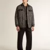 Lightstar da uomo in pelle bianca e mesh nero con stella in TPU nero