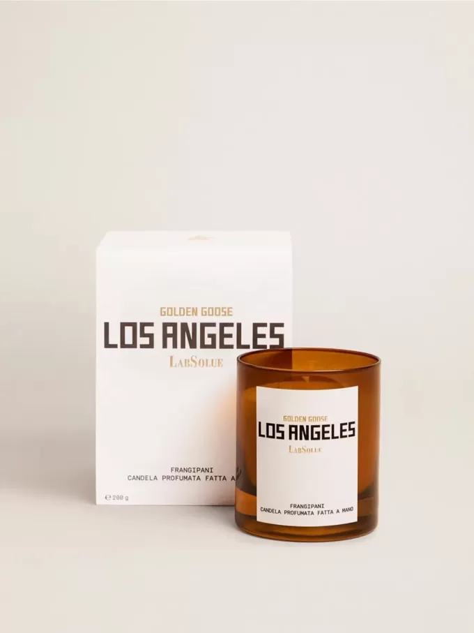 Los Angeles Essence Candela profumata alla frangipane 200 g Los Angeles Essence Candela profumata alla frangipane 200 g