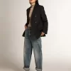 Maglione da donna in lana merino marrone chiaro Maglione da donna in lana merino marrone chiaro