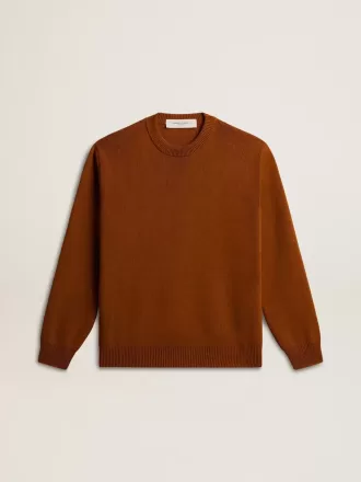 Maglione da uomo con collo a giro e logo sul retro Maglione da uomo con collo a giro e logo sul retro