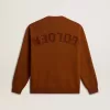 Maglione da uomo con collo a giro e logo sul retro Maglione da uomo con collo a giro e logo sul retro