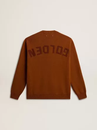 Maglione da uomo con collo a giro e logo sul retro Maglione da uomo con collo a giro e logo sul retro