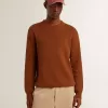 Maglione da uomo con collo a giro e logo sul retro Maglione da uomo con collo a giro e logo sul retro