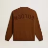 Maglione da uomo con collo a giro e logo sul retro Maglione da uomo con collo a giro e logo sul retro