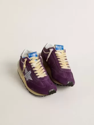 Marathon da donna con tomaia in nylon viola e stella bianca