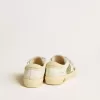 May School Junior glitterate con stella in pelle e linguetta in camoscio sul tallone