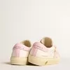 May Teen in pelle bianca e rosa con stella in pelle rosa