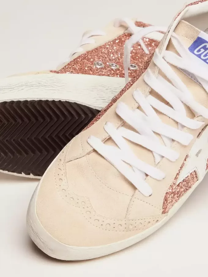 Mid Star da donna con glitter rosa Mid Star da donna con glitter rosa