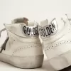 Mid Star da donna con linguetta laminata sul tallone e lacci glitterati