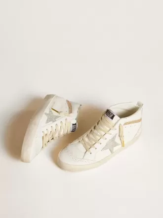 Mid Star LTD con stella e linguetta sul tallone in pelle scamosciata con cristalli Swarovski