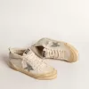 Mid Star LTD con stella glitterata e dettagli in pelle metallizzata Mid Star LTD con stella glitterata e dettagli in pelle metallizzata