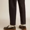 Mocassini Jerry da uomo in pelle nera