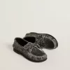 Mocassino Cruise Teen in pelle nera effetto invecchiato Mocassino Cruise Teen in pelle nera effetto invecchiato