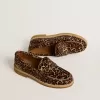 Mocassino Jerry da donna in pelle di pony con stampa leopardata Mocassino Jerry da donna in pelle di pony con stampa leopardata
