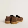 Mocassino Jerry da donna in pelle scamosciata grigio tortora Mocassino Jerry da donna in pelle scamosciata grigio tortora