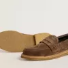 Mocassino Jerry da uomo in pelle scamosciata grigio tortora