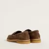 Mocassino Jerry da uomo in pelle scamosciata grigio tortora