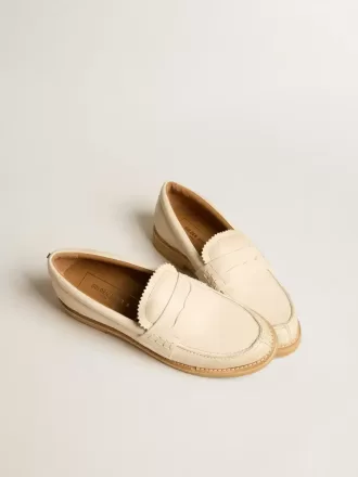 Mocassino Jerry in pelle color burro