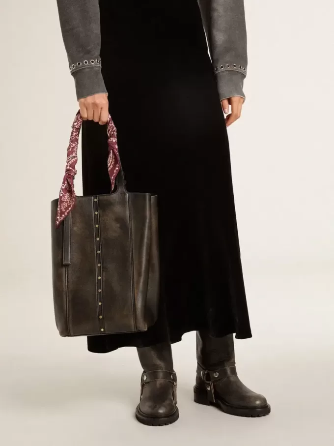 Nastro in twill di seta bordeaux con motivo paisley