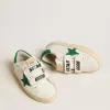 Old School Teen con stella in pelle scamosciata verde e linguetta sul tallone