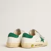 Old School Teen con stella in pelle scamosciata verde e linguetta sul tallone