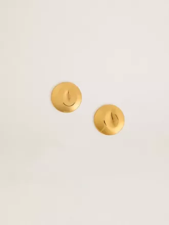 Orecchini circolari dorati