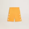 Pantaloncini da bambino giallo senape