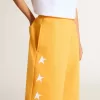 Pantaloncini da bambino giallo senape