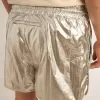 Pantaloncini da corsa da uomo in tessuto argento Pantaloncini da corsa da uomo in tessuto argento