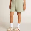 Pantaloncini verde chiaro con stella bianca Pantaloncini verde chiaro con stella bianca