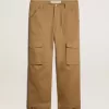 Pantaloni cargo beige kaki Pantaloni cargo beige kaki