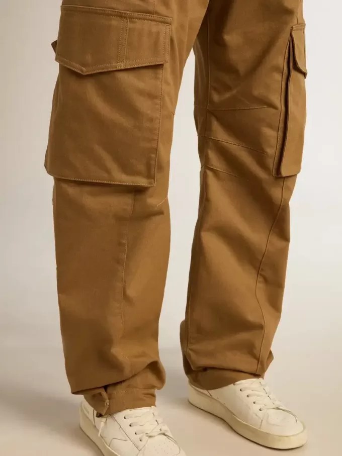 Pantaloni cargo beige kaki Pantaloni cargo beige kaki