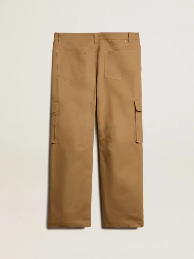 Pantaloni cargo beige kaki Pantaloni cargo beige kaki